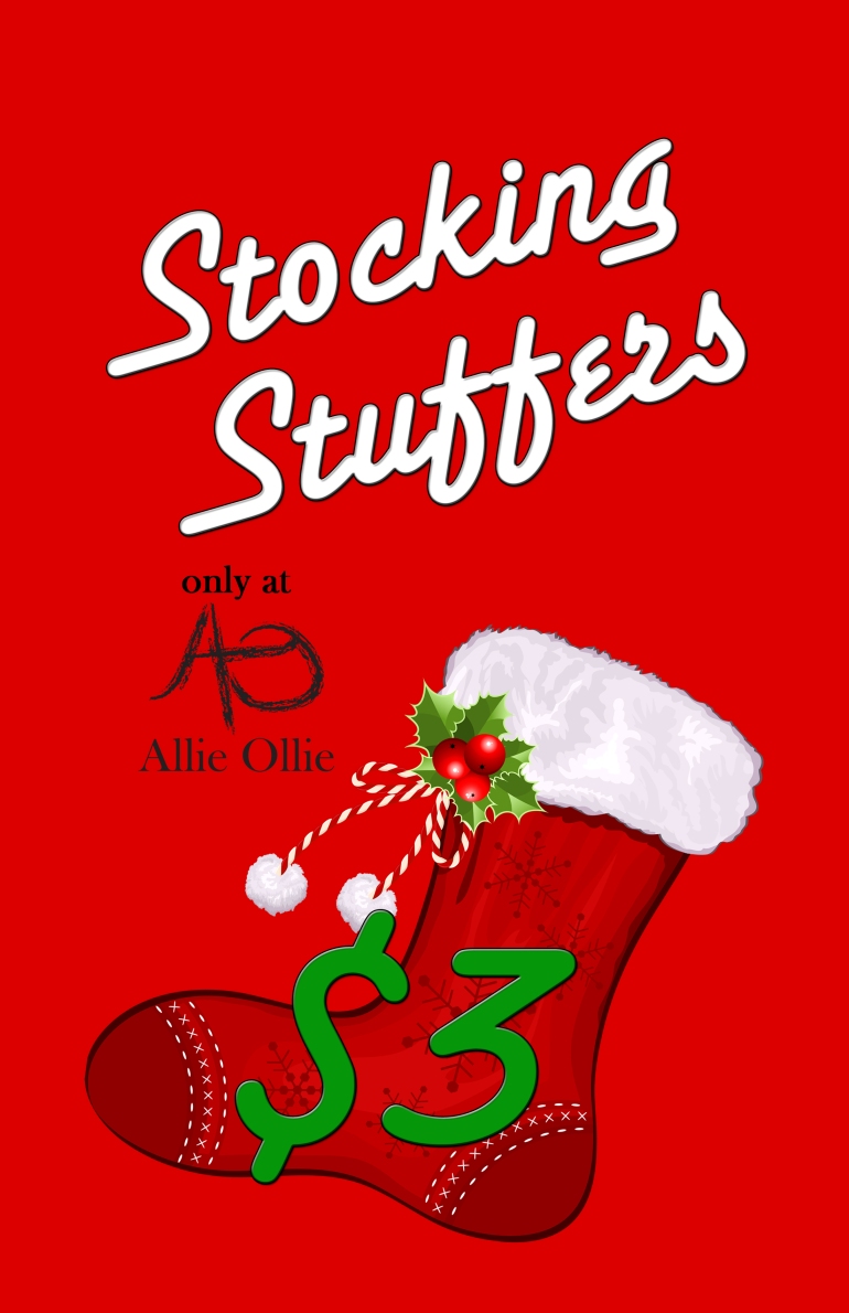 Allie Ollie Stocking Stuffers available on Black Friday and throughout Holiday Season