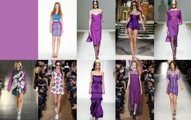 Allie Ollie: Looks of Radiant Orchid from the runway