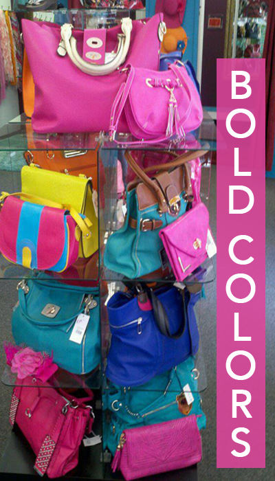 Allie Ollie Bold Purses in bold colors