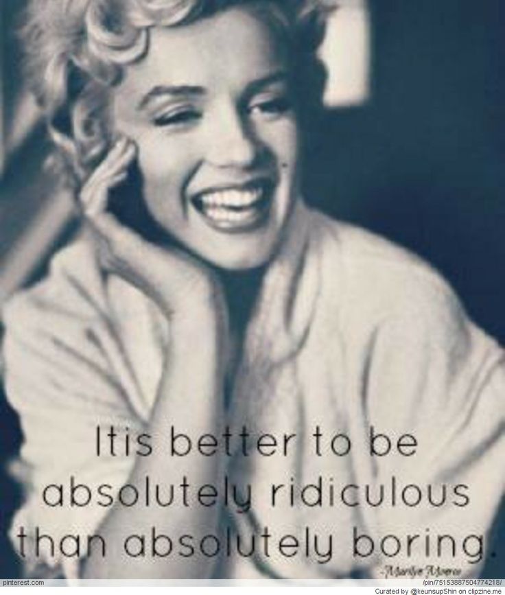 Marilyn Monroe Quote from Allie Ollie Style Blog